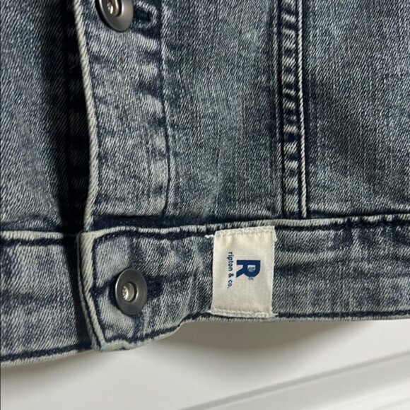 Ripton Denim Vest Unisex Hot Rod XXL - Picture 4 of 7